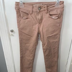 Dusty Pink American Eagle Jeggings